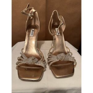 Dune London Moral Gold Heels